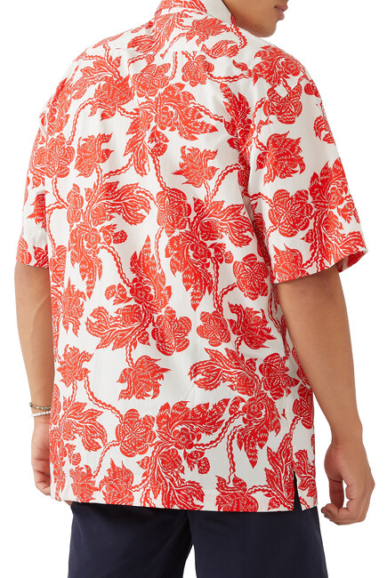 Classidye Floral-Print Short-sleeve Shirt